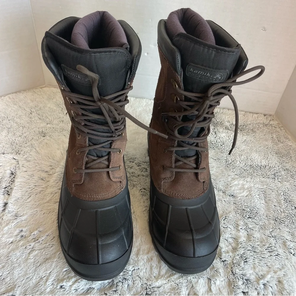 Kamik Nation Wide Insulated Waterproof Pac Boots for Men US Size 14
